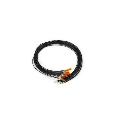 Miniatronics 2.4 mm 12V Micro Mini-Lamp, Yellow, 10PK MNT18Y1210